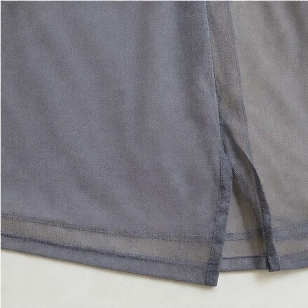 Gray V Neck Top - Picture 6 of 6